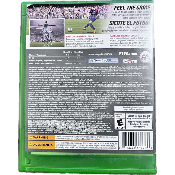FIFA 15 (Microsoft Xbox One, 2014) – Used, Excellent Condition - Picture 2 of 4